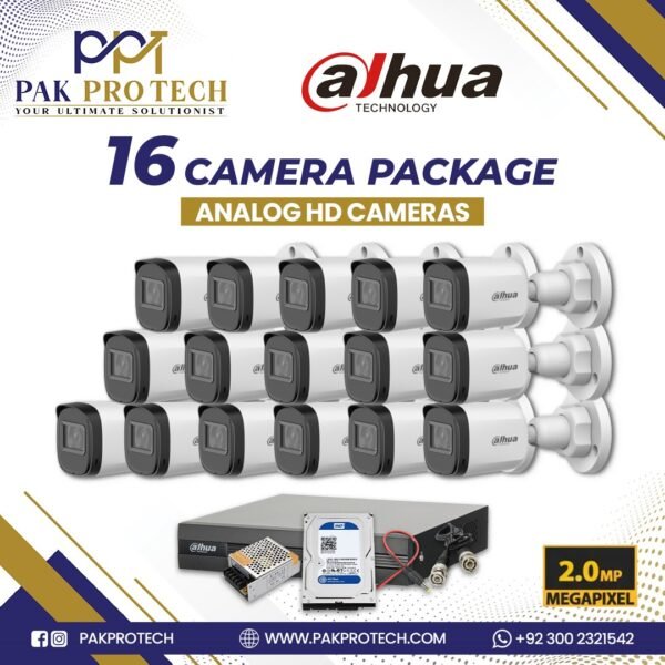 16 HD CCTV Cameras Package DAHUA
